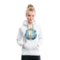 Thumbnail for Women’s Mythical Libra Premium Hoodie - white