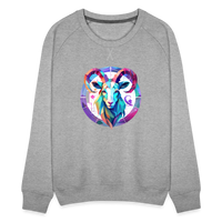 Thumbnail for Women’s Mythical Aries Premium Sweatshirt - heather grey