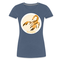 Thumbnail for Women’s Mosaic Scorpio Premium T-Shirt - heather blue