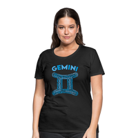 Thumbnail for Women's Power Words Gemini Premium T-Shirt - black