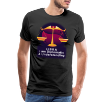 Thumbnail for Men's Glow Libra Premium T-Shirt - black