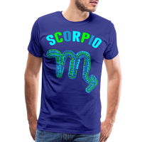 Thumbnail for Men's Power Words Scorpio Premium T-Shirt - royal blue