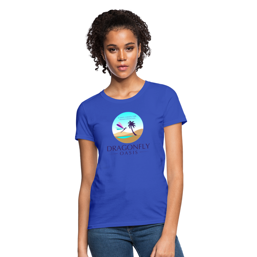 Women's Dragonfly Oasis V.1 Capricorn T-Shirt - royal blue