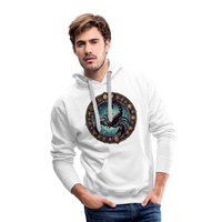 Thumbnail for Men’s Mythical Scorpio Premium Hoodie - white