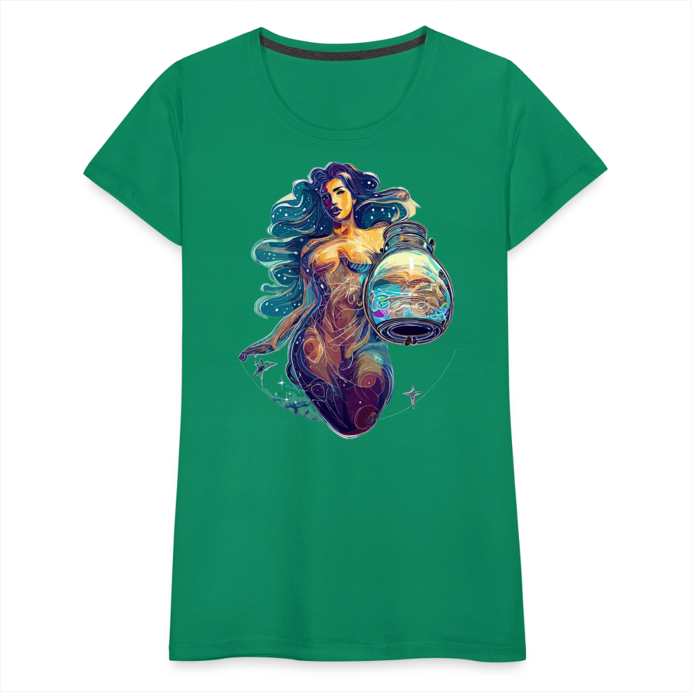 Women’s Mythical Aquarius Premium T-Shirt - kelly green