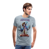 Thumbnail for Men's Astral Aquarius Premium T-Shirt - heather ice blue