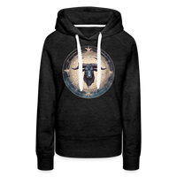 Thumbnail for Women’s Mythical Taurus Premium Hoodie - charcoal grey