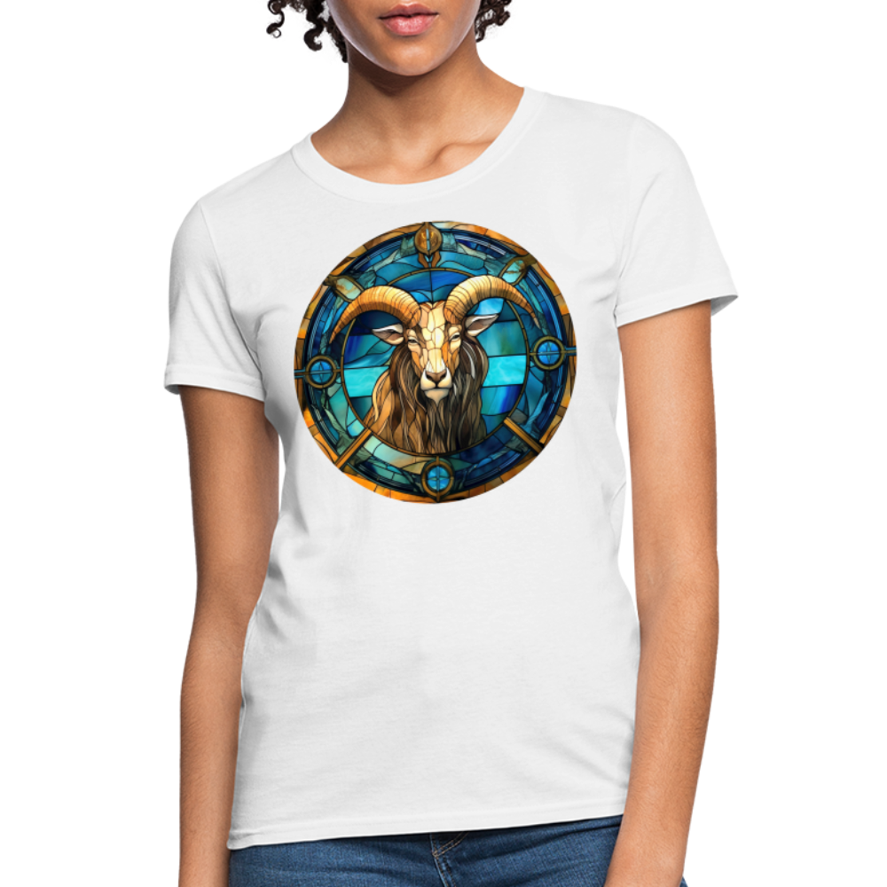 Women's Mosaic Capricorn T-Shirt - white