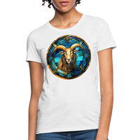 Thumbnail for Women's Mosaic Capricorn T-Shirt - white