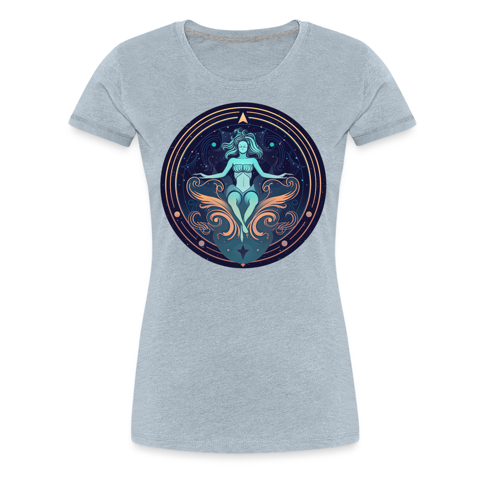 Women’s Mystic Aquarius Premium T-Shirt - heather ice blue