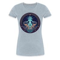 Thumbnail for Women’s Mystic Aquarius Premium T-Shirt - heather ice blue