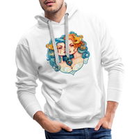 Thumbnail for Men’s Symbol Gemini Premium Hoodie - white