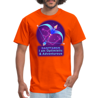 Thumbnail for Men's Neon Sagittarius Classic T-Shirt - orange