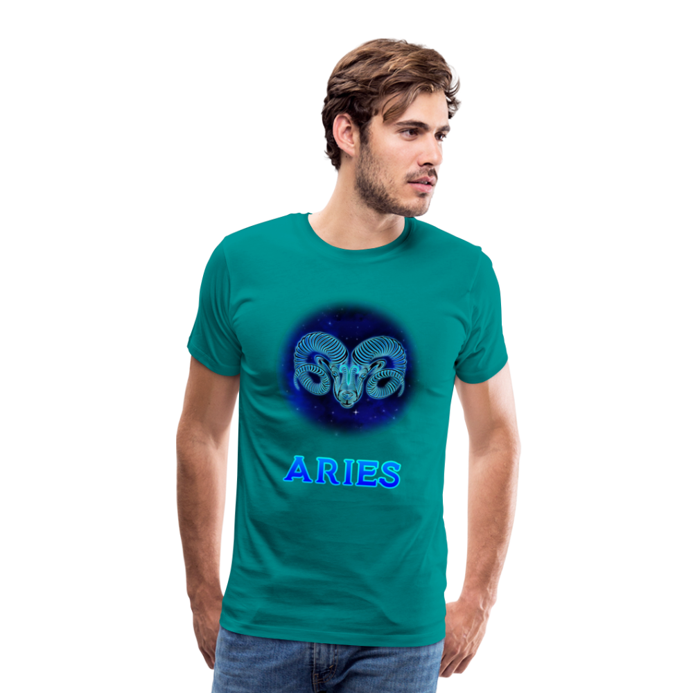 Men's Aries Premium T-Shirt - teal