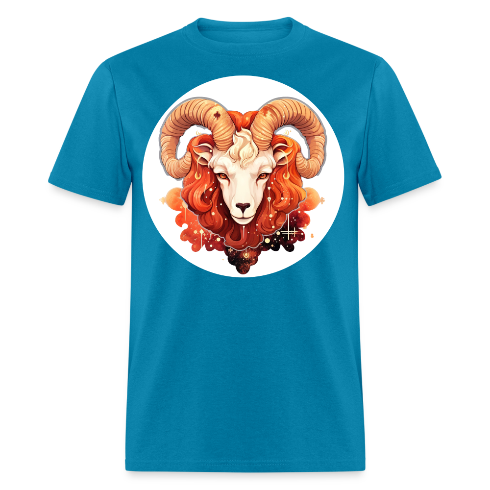 Men's Symbol Aries Classic T-Shirt - turquoise