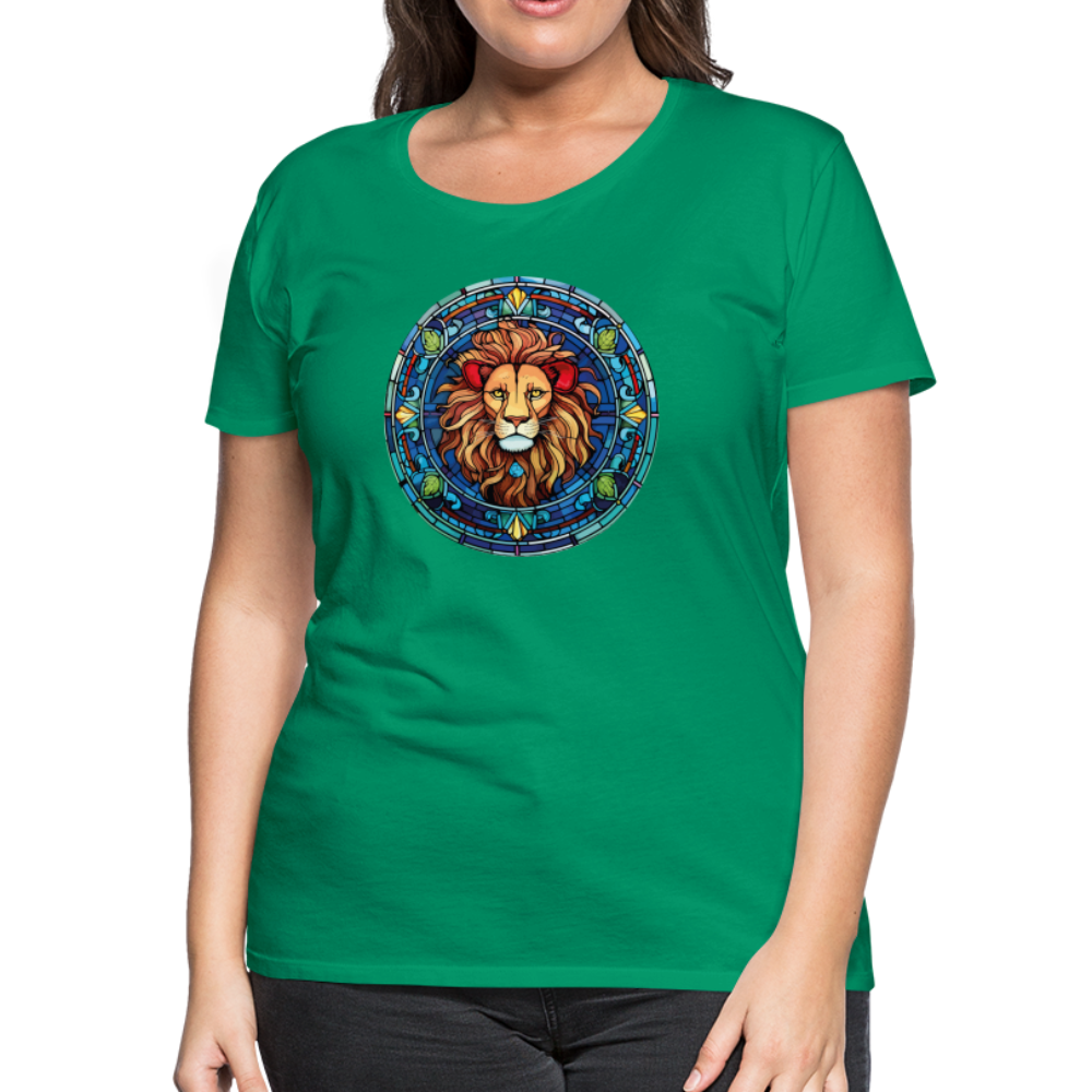 Women's Mosaic Leo Premium T-Shirt - kelly green