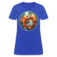 Thumbnail for Women's Symbol Pisces T-Shirt - royal blue