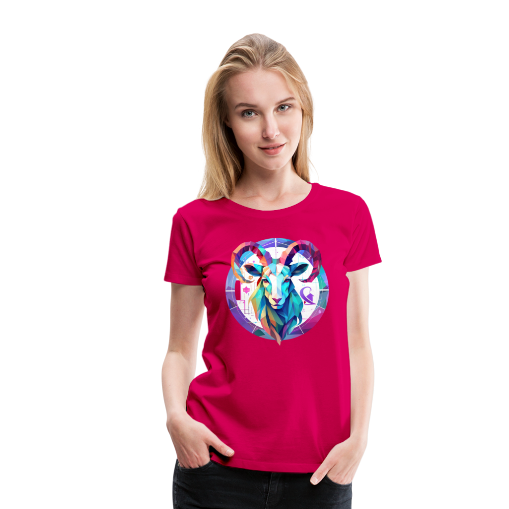 Women’s Mythical Aries Premium T-Shirt - dark pink