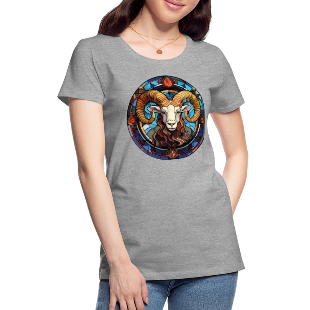 Women’s Mosaic Aries Premium T-Shirt - heather gray