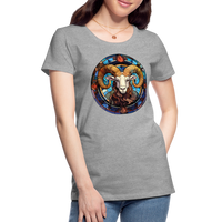 Thumbnail for Women’s Mosaic Aries Premium T-Shirt - heather gray