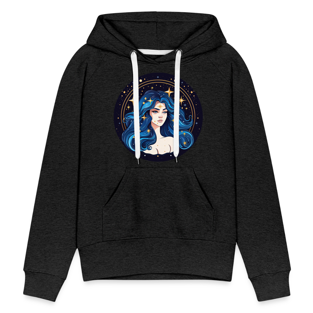 Women’s Magic Virgo Premium Hoodie - charcoal grey