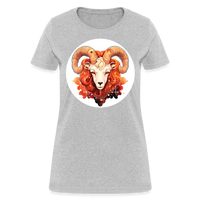 Thumbnail for Women's Symbol Aries T-Shirt - heather gray