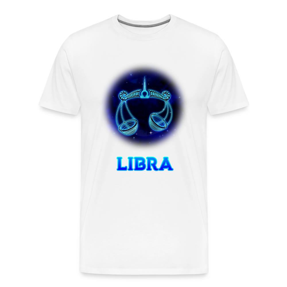 Men's Libra Premium T-Shirt - white