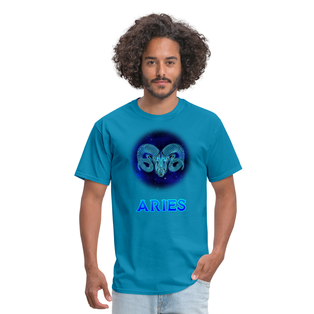 Men's Stellar Aries Classic T-Shirt - turquoise