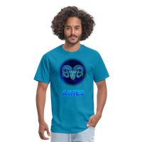 Thumbnail for Men's Stellar Aries Classic T-Shirt - turquoise