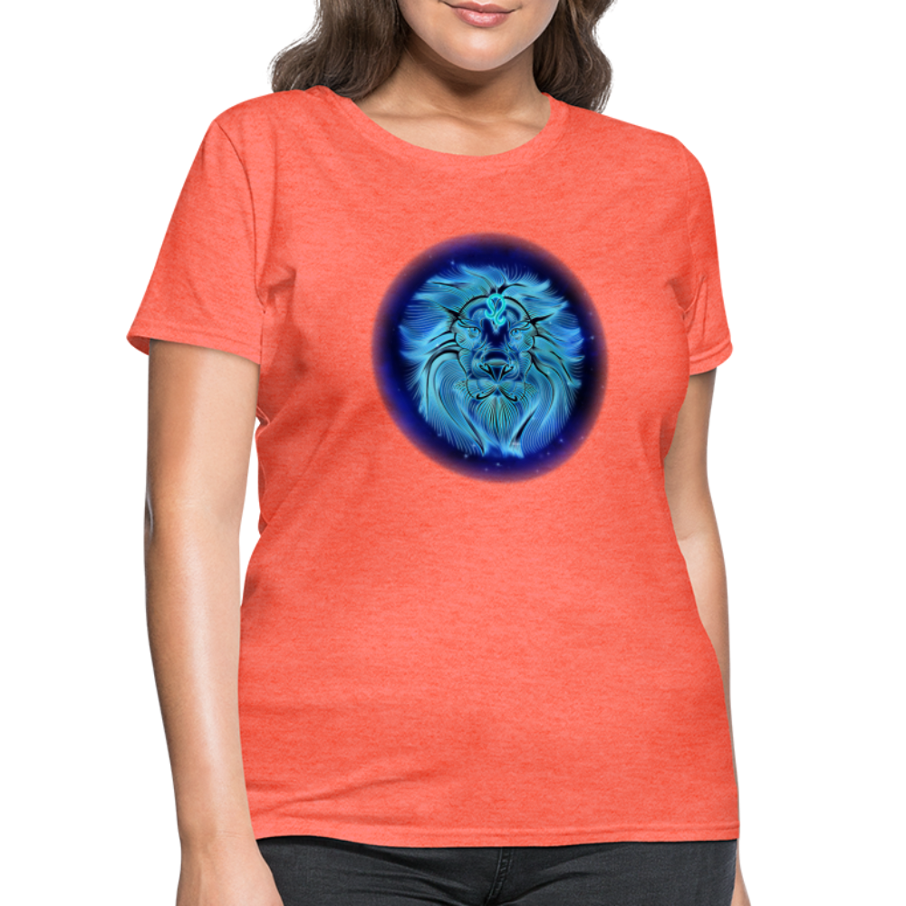 Women's Stellar Leo T-Shirt - heather coral