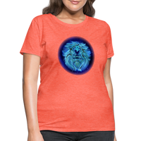 Thumbnail for Women's Stellar Leo T-Shirt - heather coral