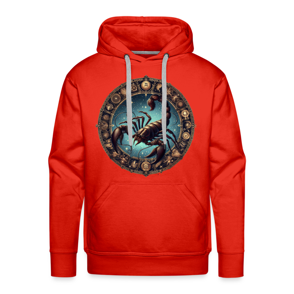 Men’s Mythical Scorpio Premium Hoodie - red