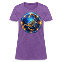 Thumbnail for Women's Mystic Scorpio T-Shirt - purple heather