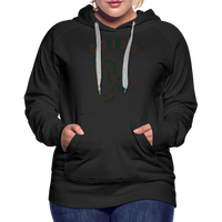 Thumbnail for Women's Power Words Capricorn Premium Hoodie - black