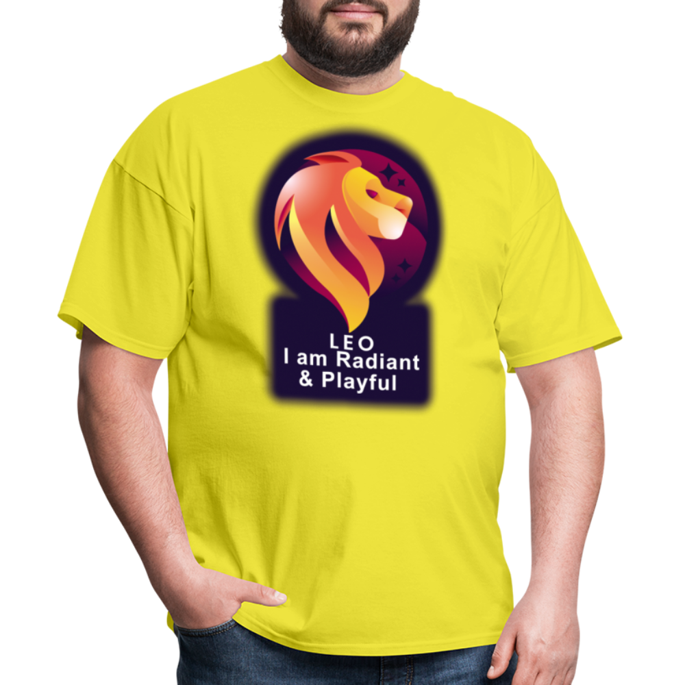 Men's Glow Leo Classic T-Shirt - yellow