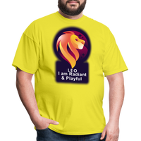 Thumbnail for Men's Glow Leo Classic T-Shirt - yellow