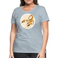 Thumbnail for Women’s Mosaic Scorpio Premium T-Shirt - heather ice blue