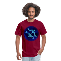 Thumbnail for Men's Stellar Sagittarius Classic T-Shirt - burgundy