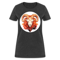 Thumbnail for Women's Symbol Aries T-Shirt - heather black