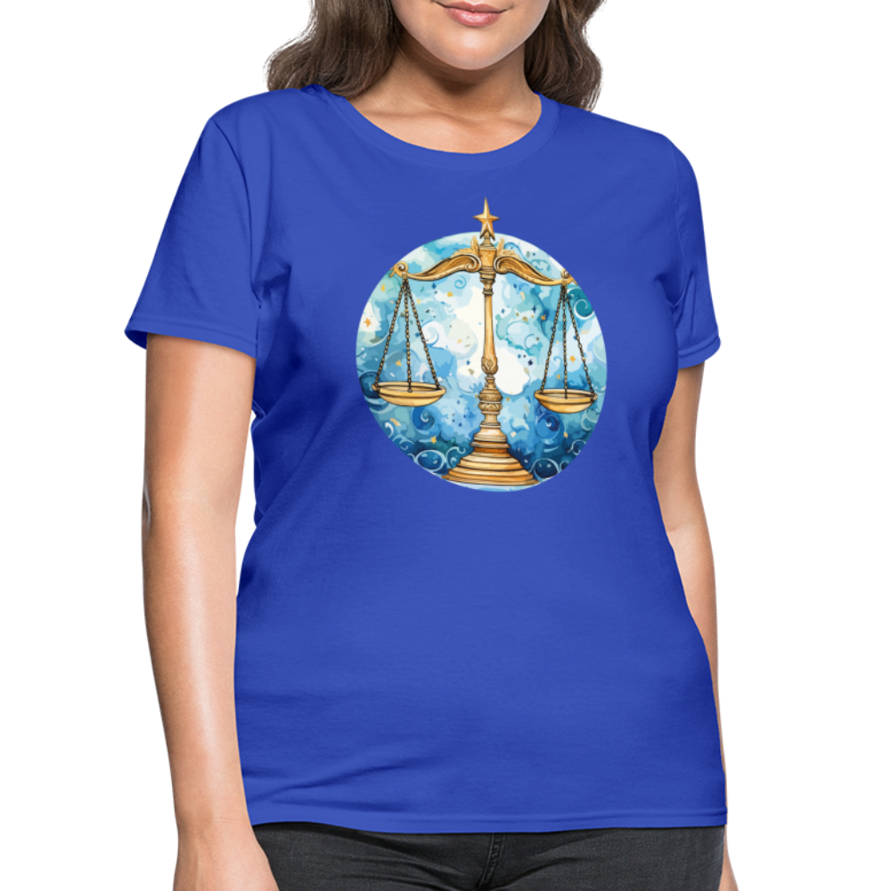 Women's Mythical Libra T-Shirt - royal blue