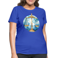 Thumbnail for Women's Mythical Libra T-Shirt - royal blue