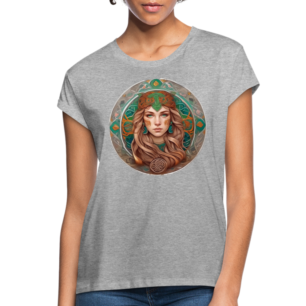 Women's Mythical Virgo Relaxed Fit T-Shirt - heather gray