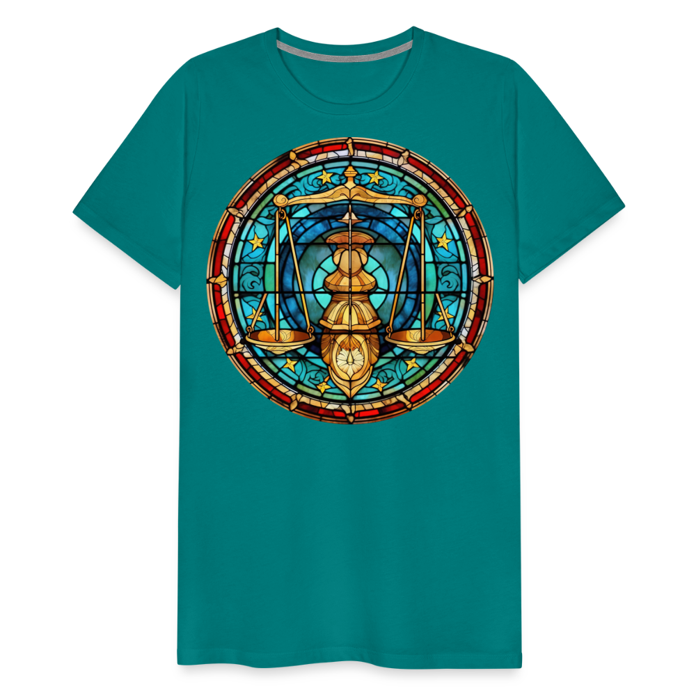 Men's Mosaic Libra Premium T-Shirt - teal