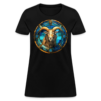 Thumbnail for Women's Mosaic Capricorn T-Shirt - black