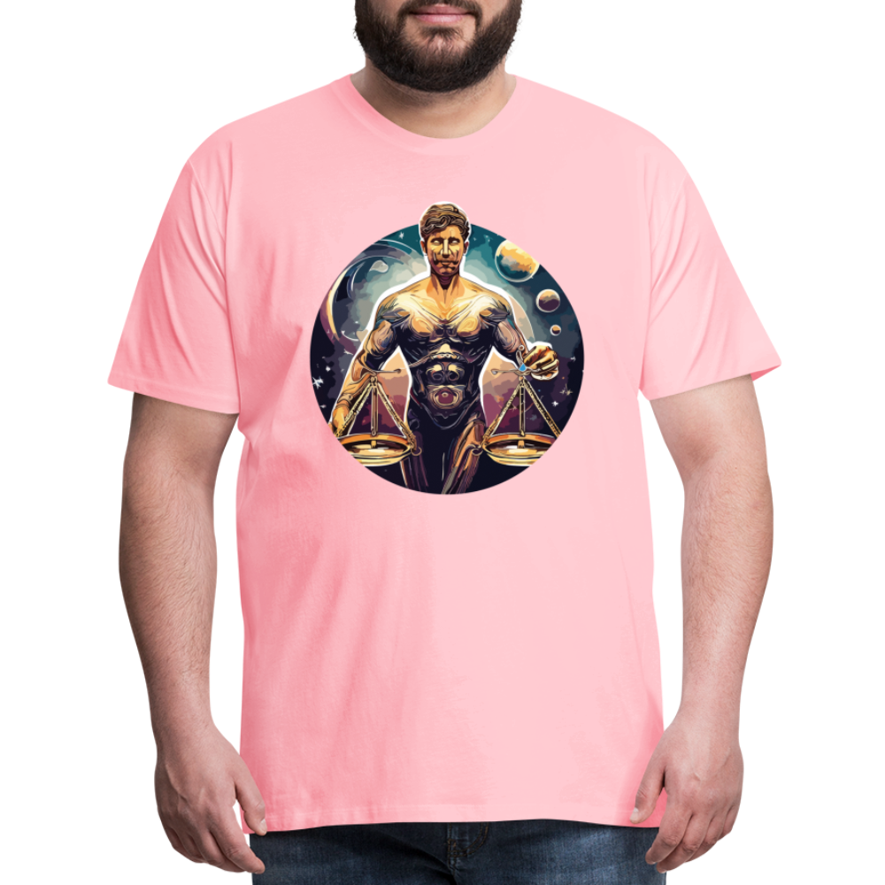 Men's Mythical Libra Premium T-Shirt - pink