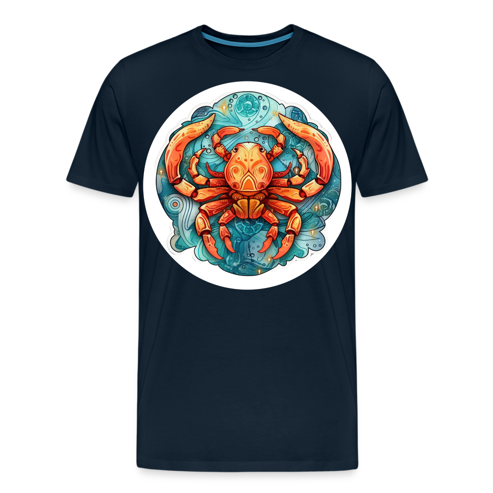 Men's Symbol Cancer Premium T-Shirt - deep navy