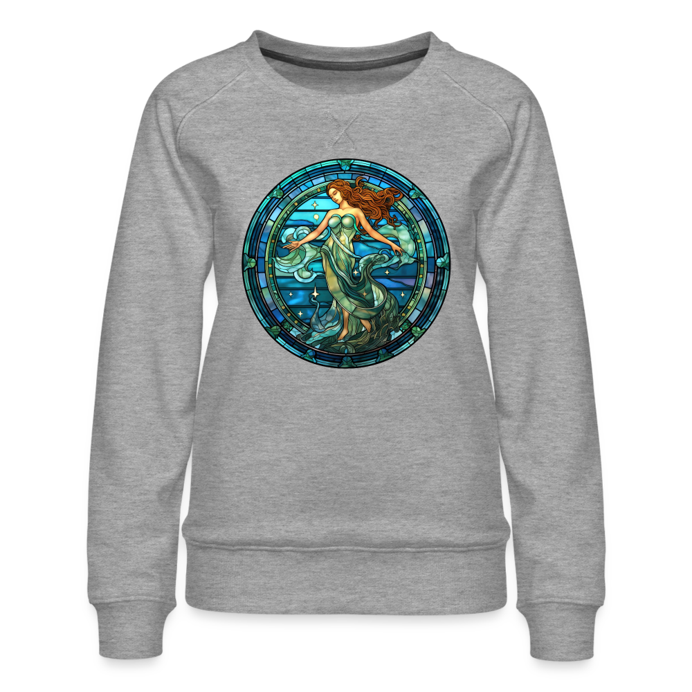 Women’s Mosaic Aquarius Premium Sweatshirt - heather grey