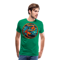 Thumbnail for Men's Mosaic Pisces Premium T-Shirt - kelly green