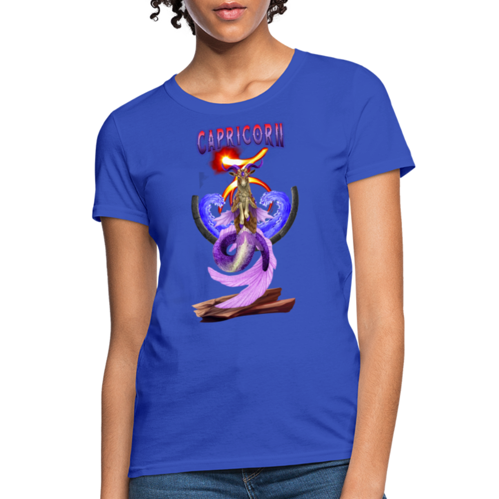 Astral Capricorn Women's T-Shirt - royal blue