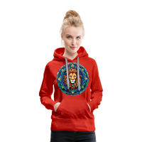 Thumbnail for Women’s Mosaic Leo Premium Hoodie - red